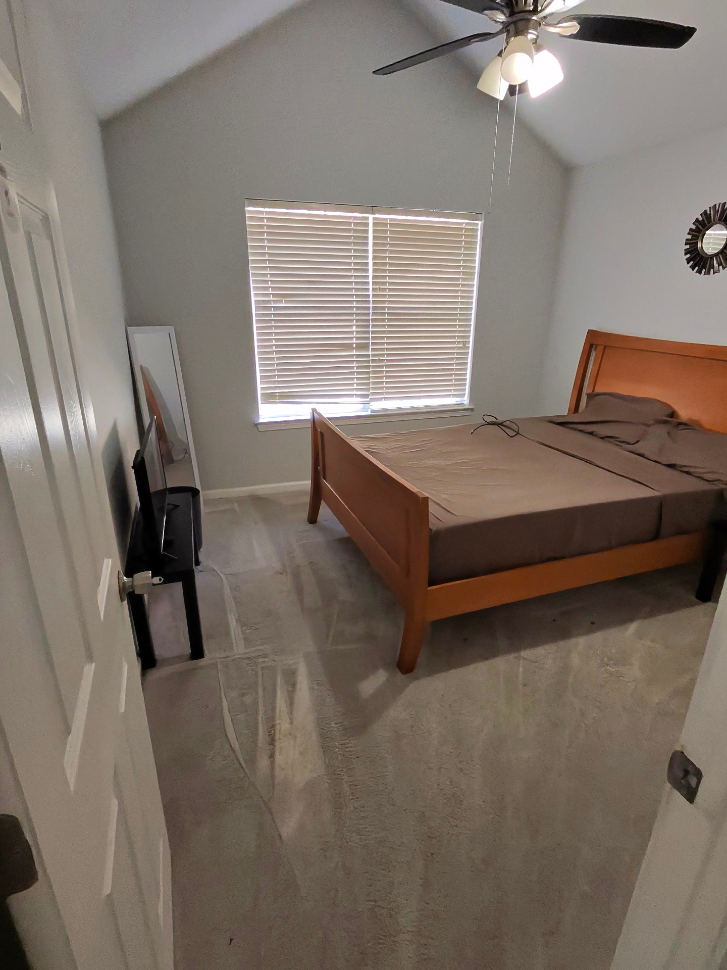 Bedroom carpet — heavy soil — after