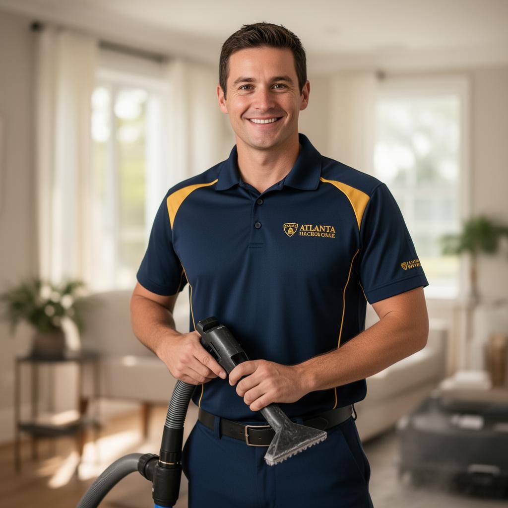Hustle Harder cleaning technician